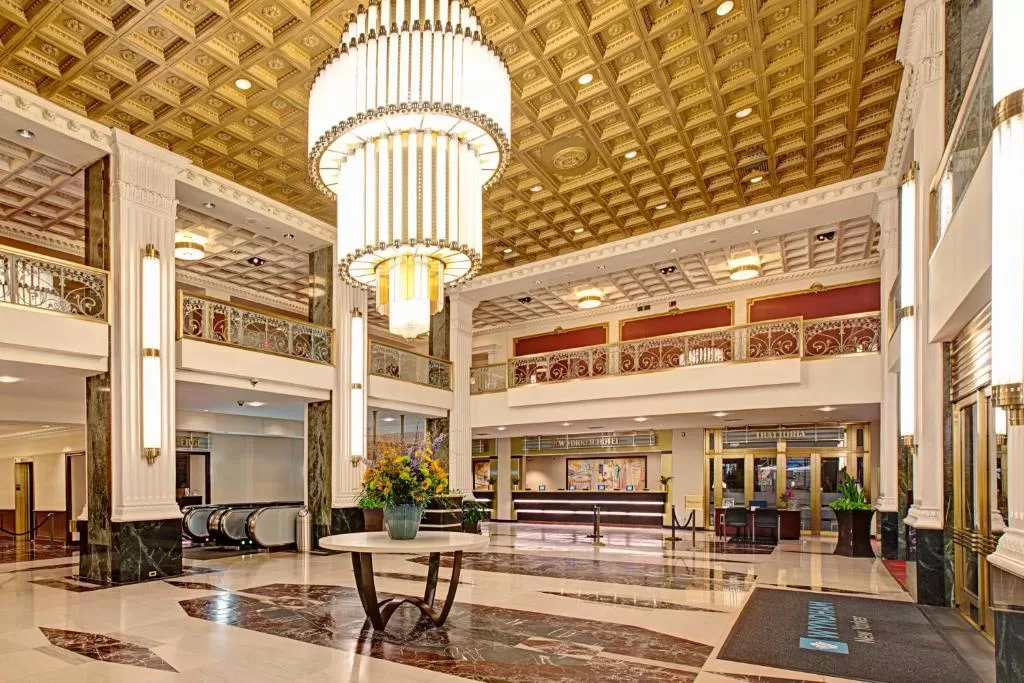 Lobby in het Hotel The New Yorker