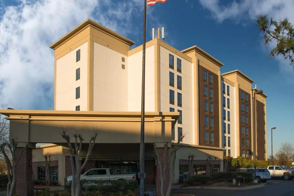 Exterior van het Hotel Hampton Inn Suites Jackson