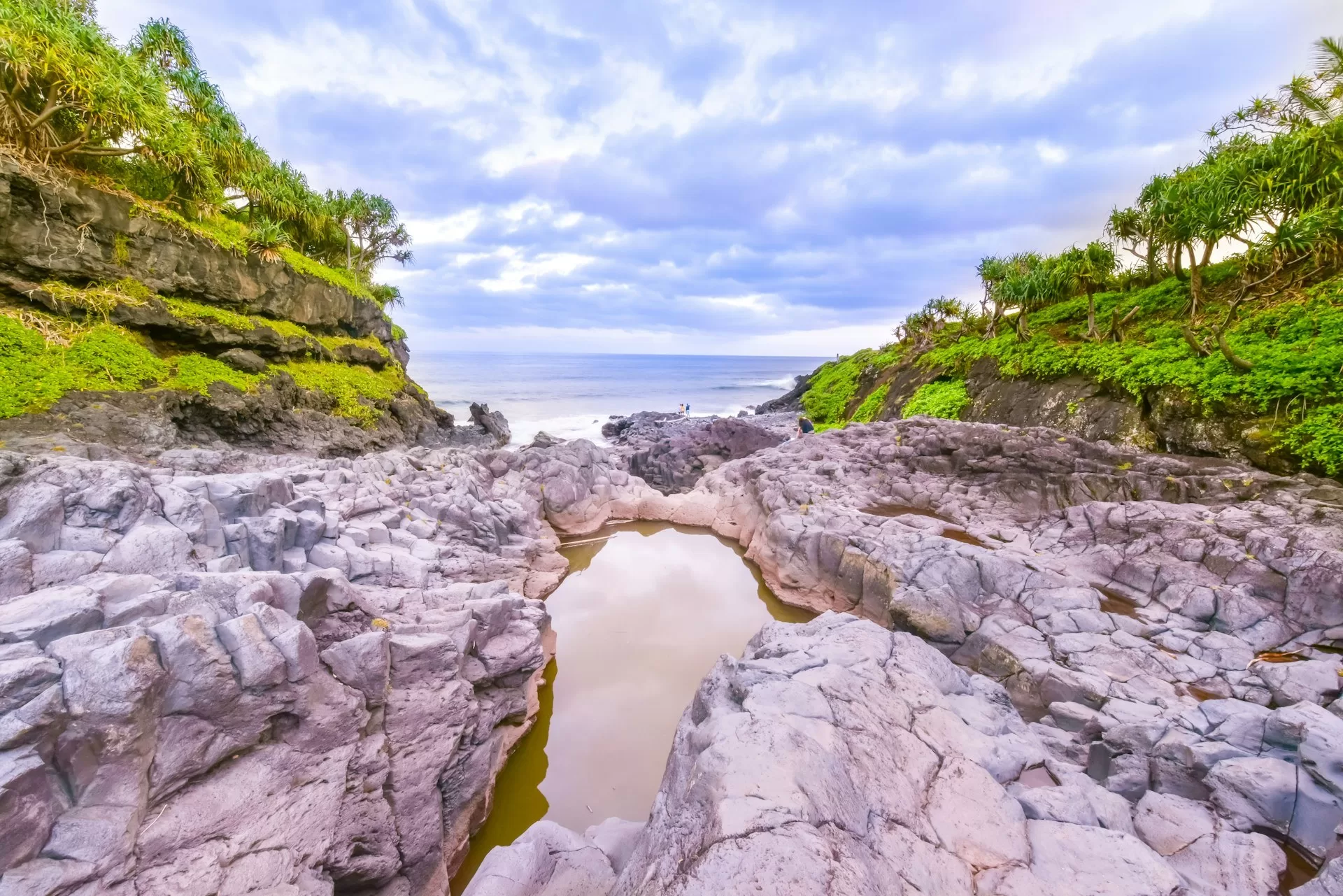 De Seven Sacred Pools in Haleakala National Park op Maui, Hawaii