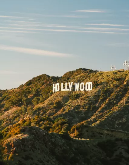 Het Hollywood Sign in de heuvels van Los Angeles