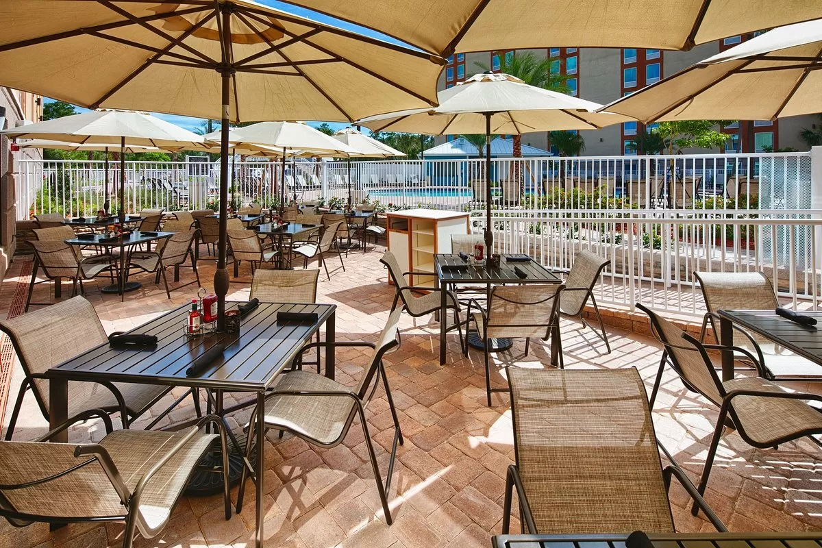 Terras van het Hotel Red Lion Orlando