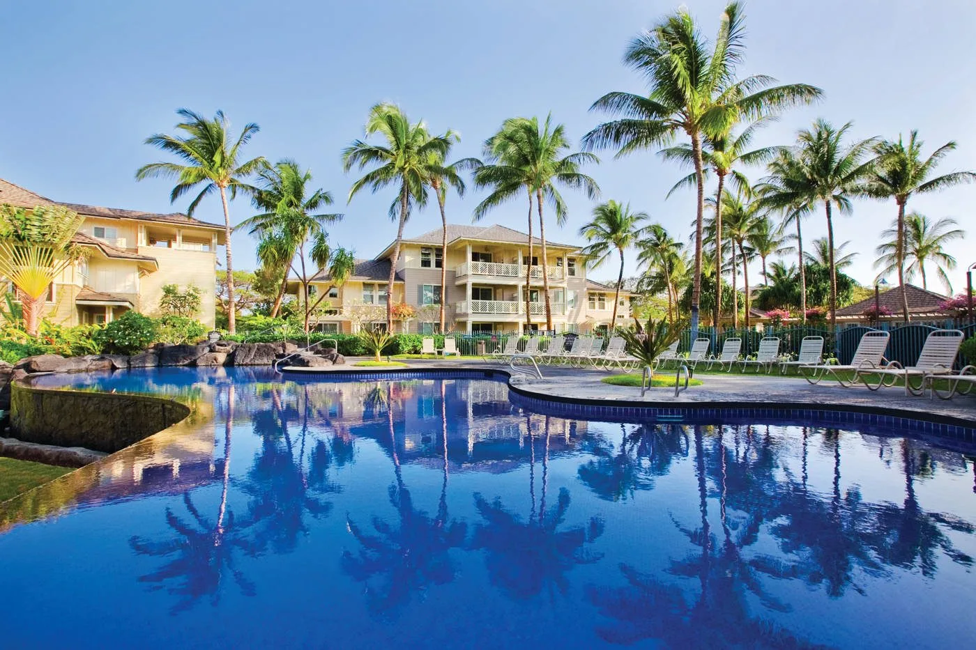 Het zwembad van het Fairway Villas by OUTRIGGER Waikoloa