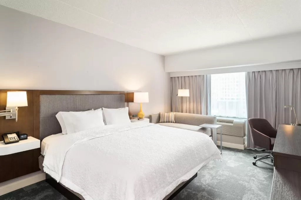 Standaardkamer in het Hotel Hampton Inn Philadelphia