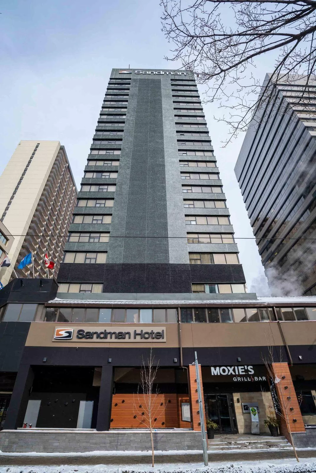 Exterior van het Hotel Sandman Calgary
