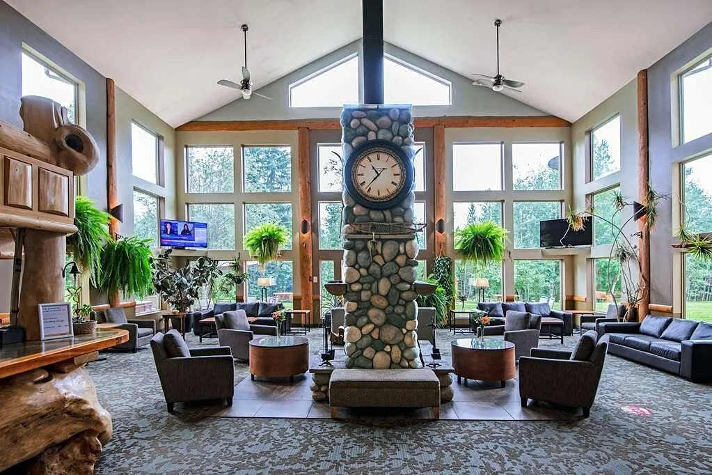 Zitgedeelte in de lobby van het Hotel Best Western Plus Valemount