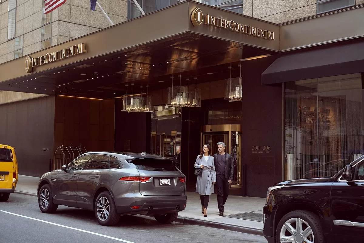 Exterior van het Hotel Intercontinental