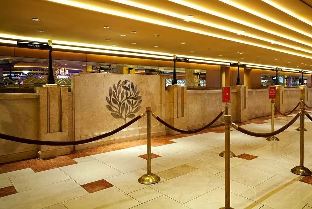 Receptie van het Hotel Horseshoe Las Vegas