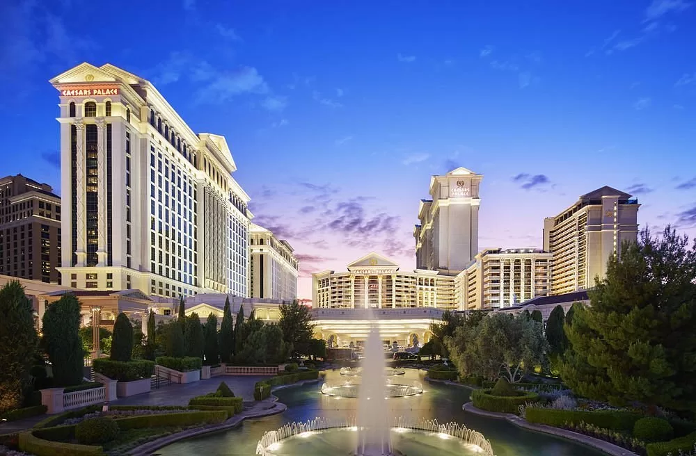 Exterior van het Hotel Caesars Palace Las Vegas Hotel Casino Las Vegas