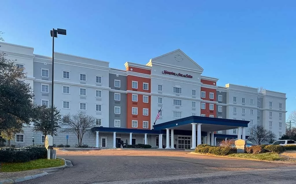 Exterior van het Hotel Hampton Inn Suites Vicksburg