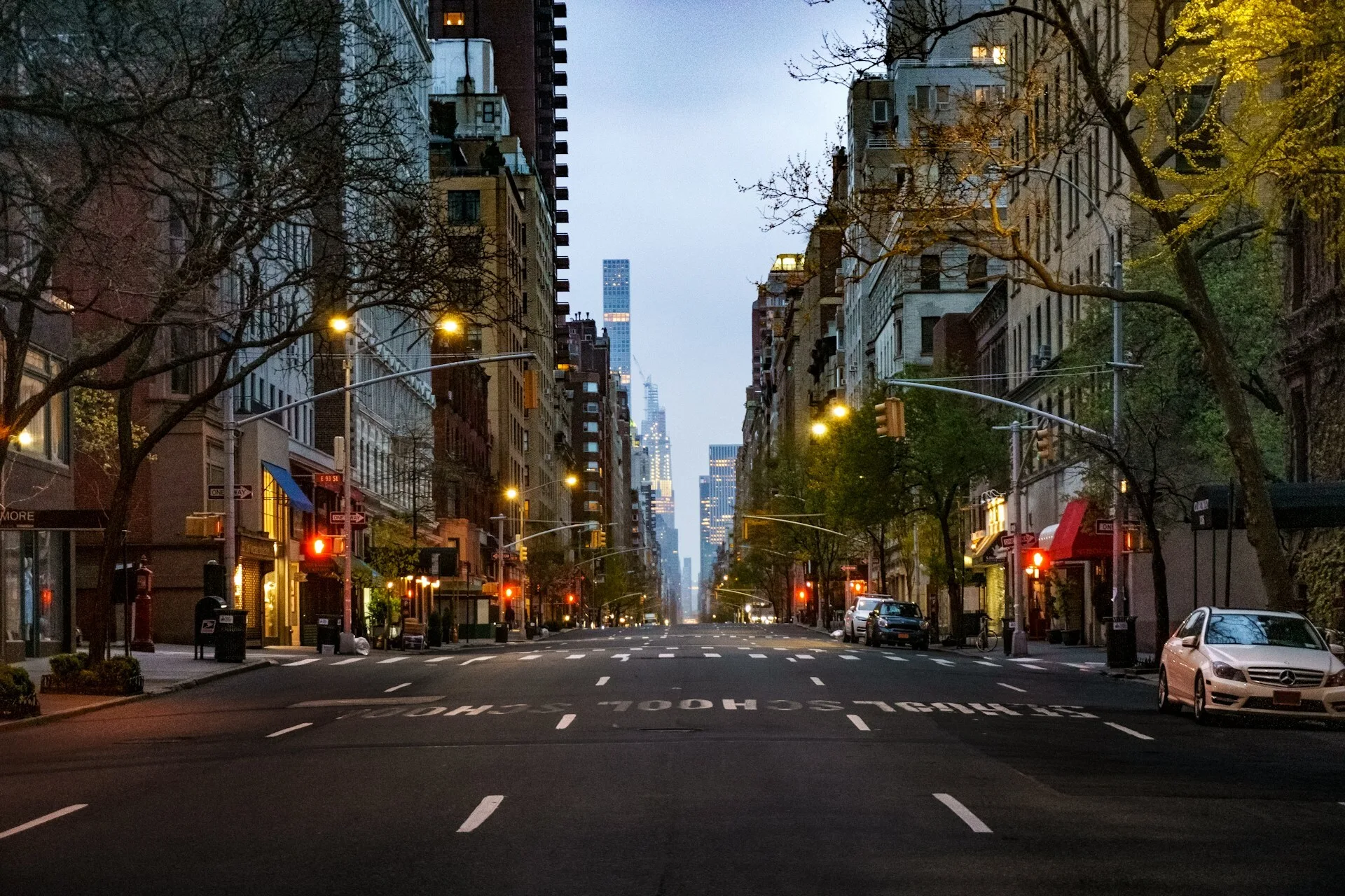 Hoge gebouwen in New York