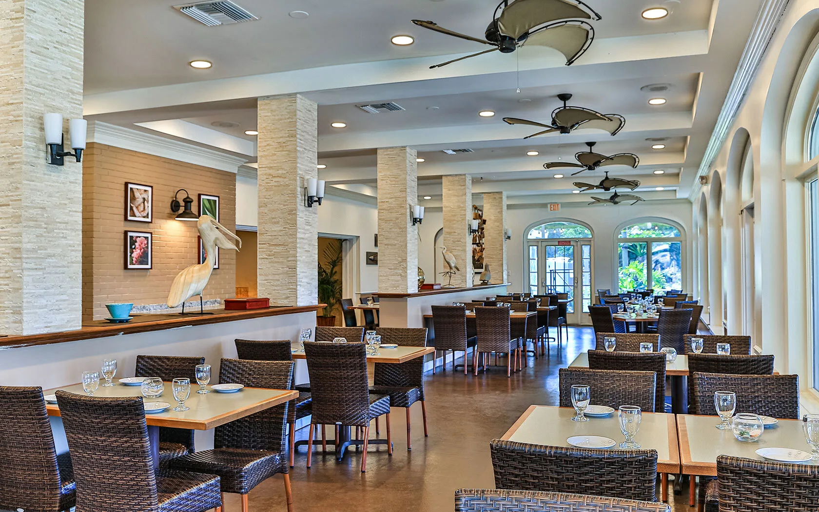 Restaurant in het Hotel Plantation Resort Crystal River