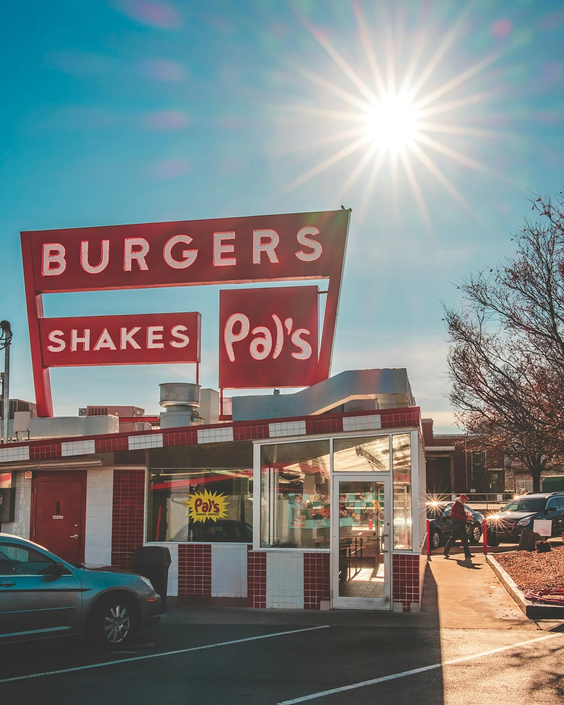 Een burgerrestaurant in Kingsport, Tennessee