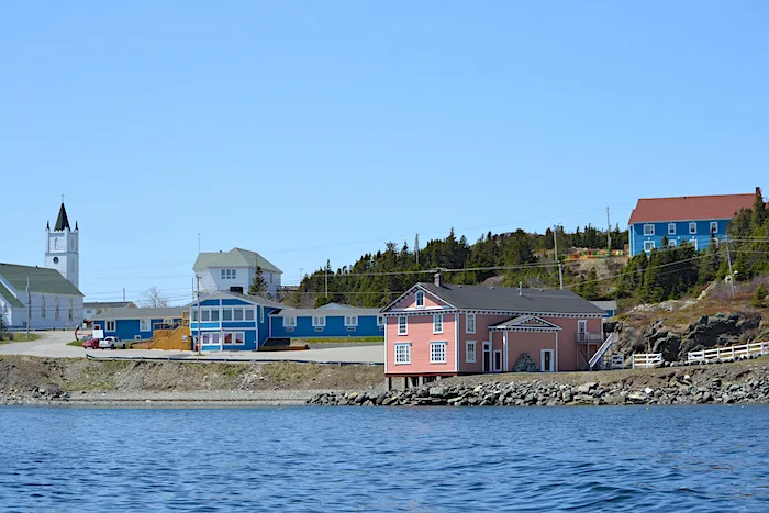 Het Hotel Anchor Inn Hotel Twillingate aan het meer