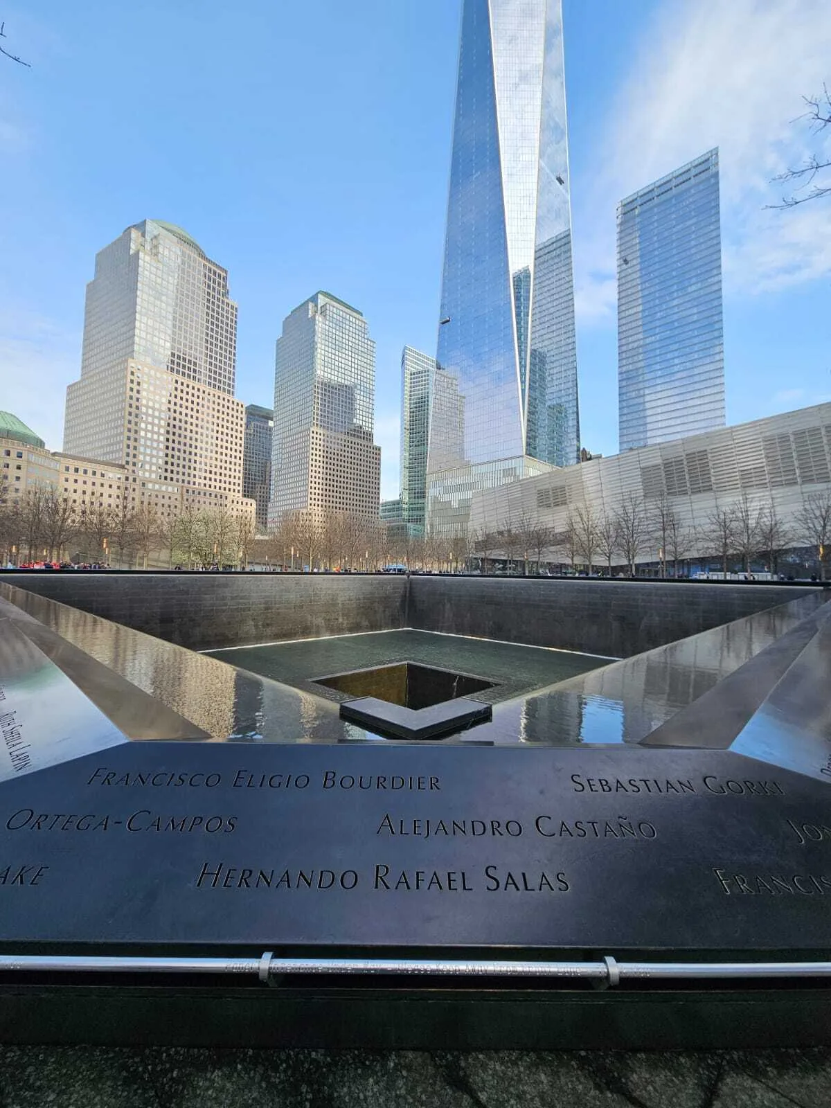 Het 9/11 Memorial in New York City