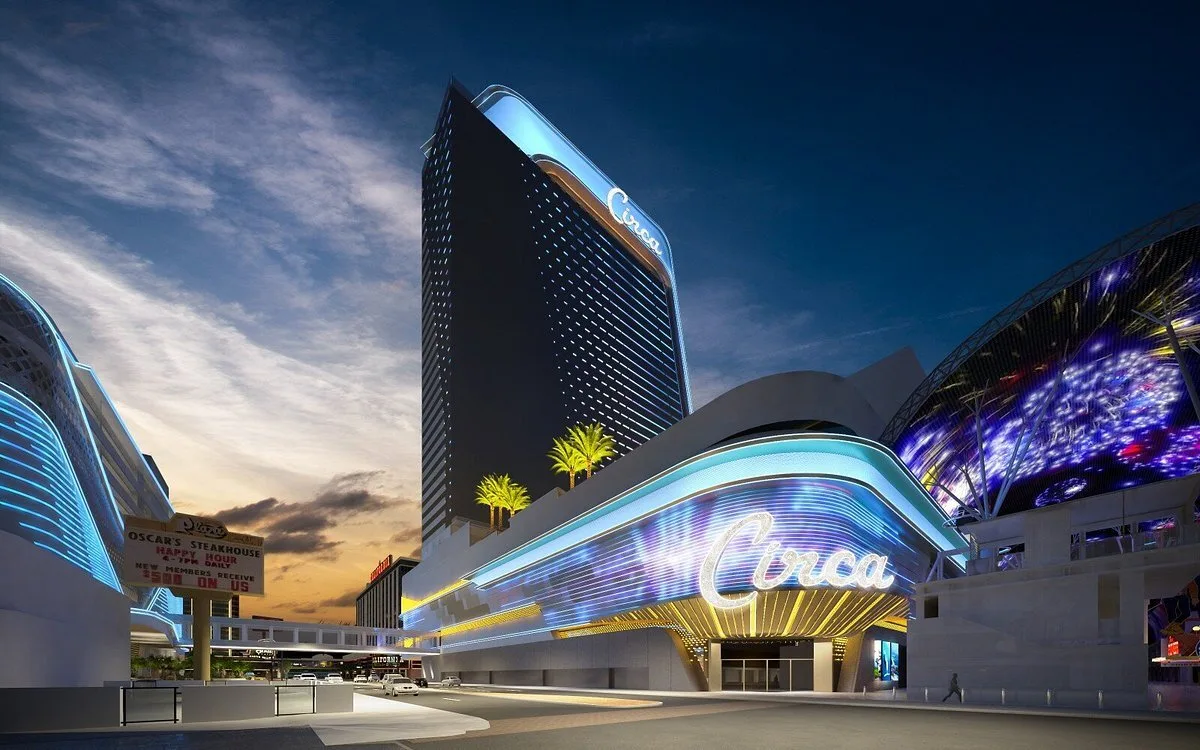 Exterior van het Hotel Circa Resort Casino Las Vegas