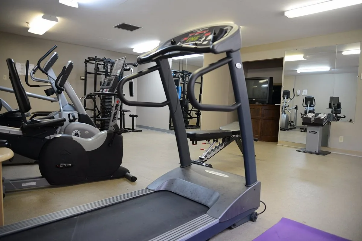 Fitnessruimte in het Hotel Sinbads Hotel Suites Gander