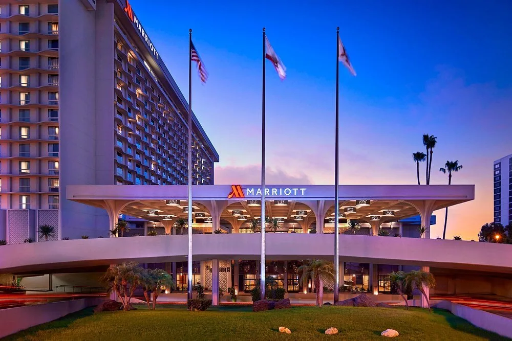 Exterior van het Hotel Los Angeles Airport Marriott Los Angeles