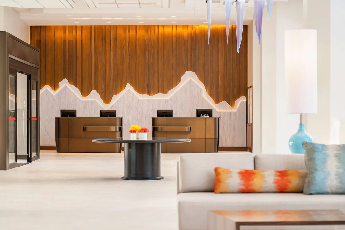 Receptie van het Hotel Delta By Marriott St Johns