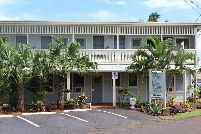 Exterior van het Hotel Kauai Palms Lihue
