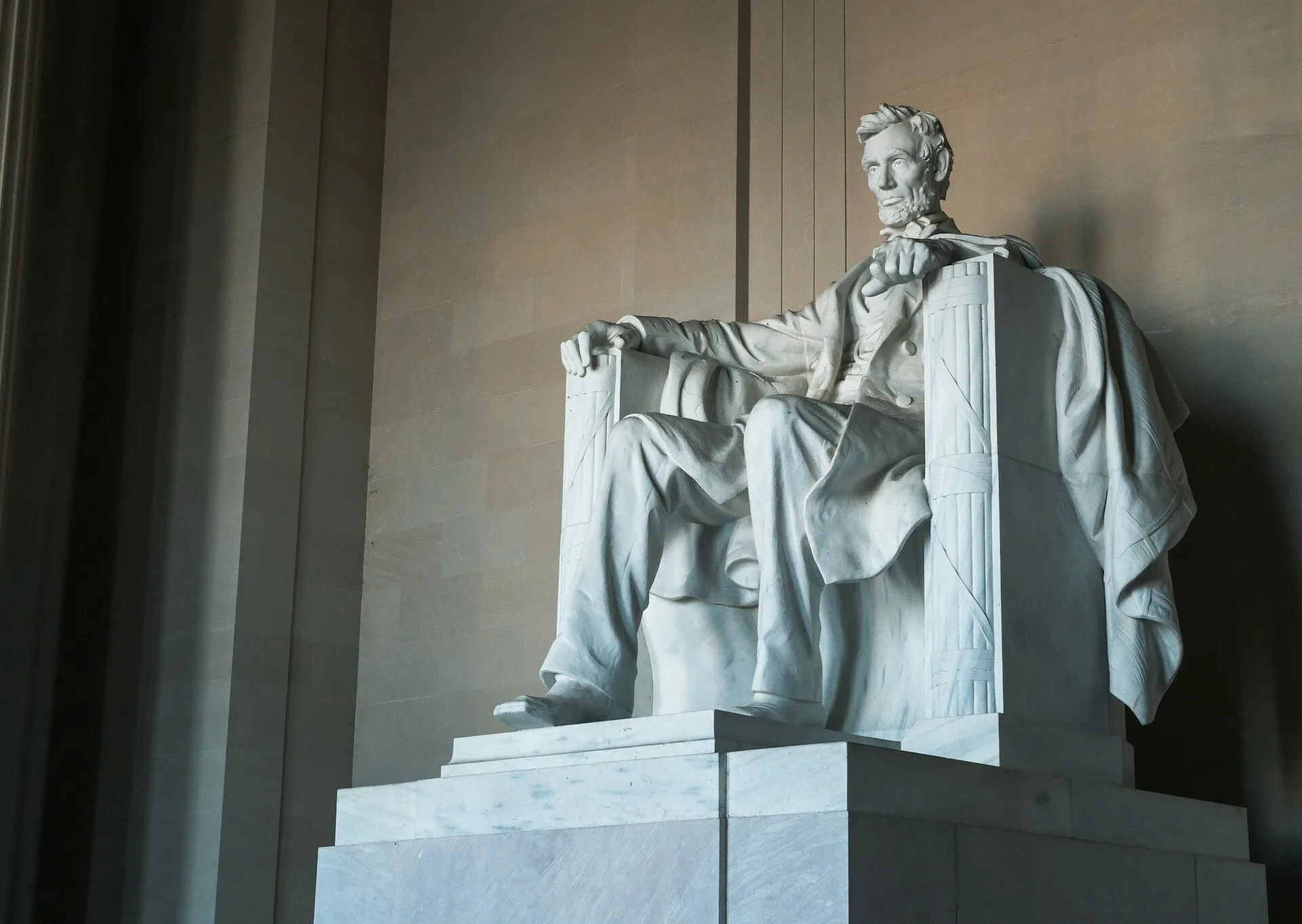 Het standbeeld van Lincoln in Washington D.C.