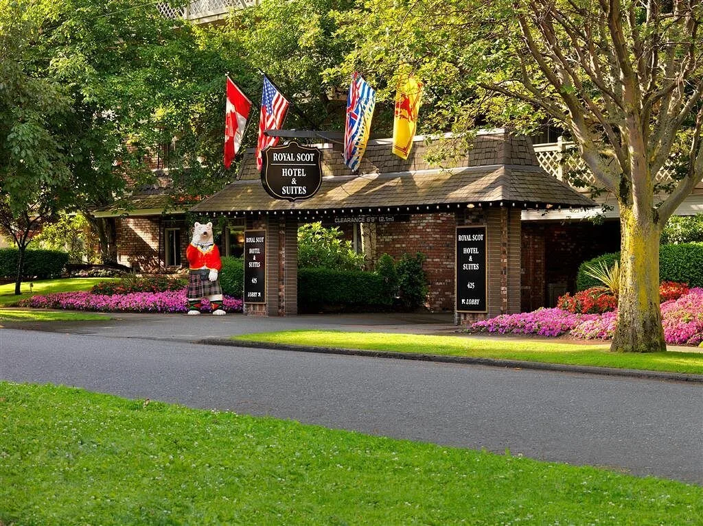 Hoofdingang van het Hotel Royal Scot Hotel Suites Victoria