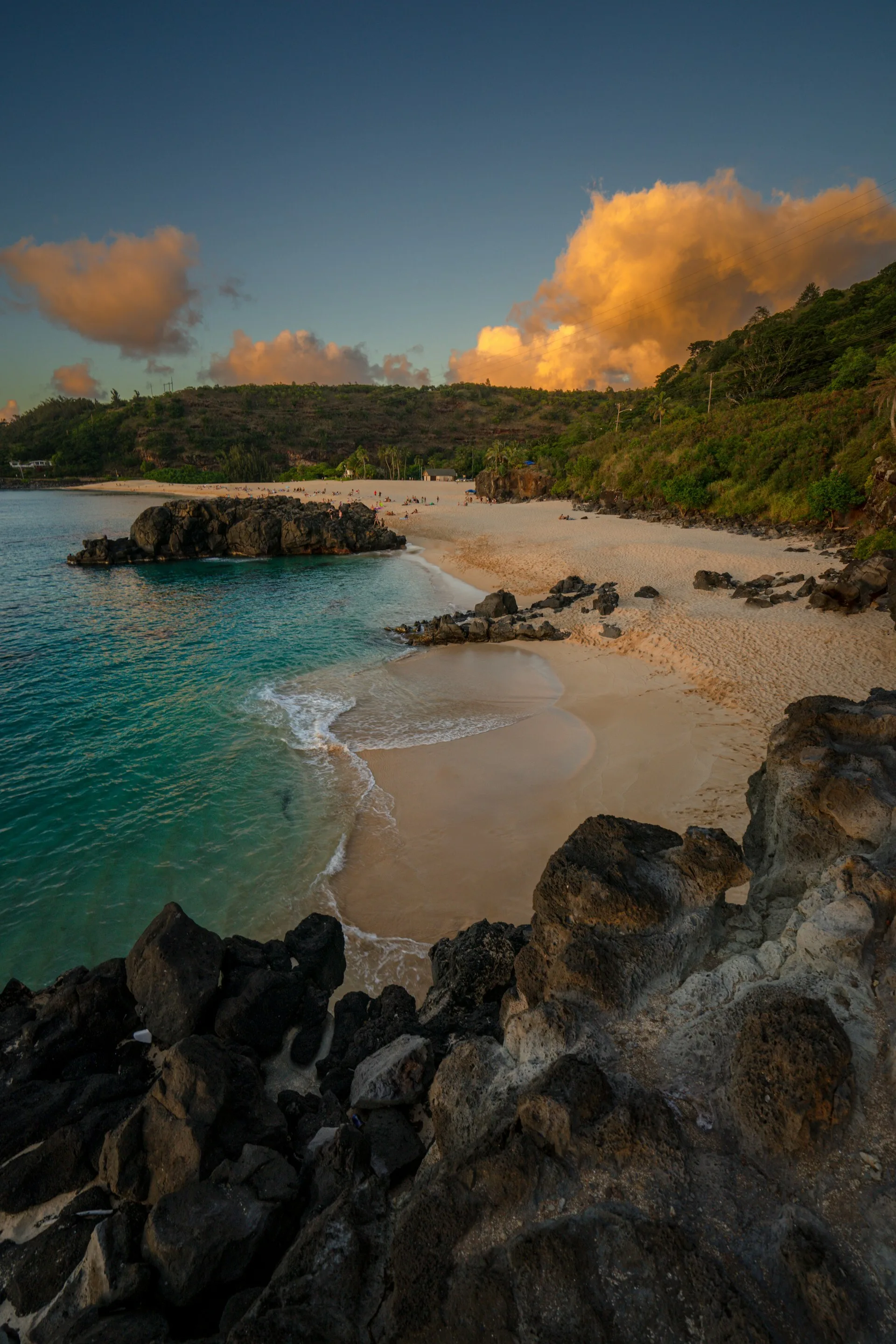 De kust van Waimea op Kauai