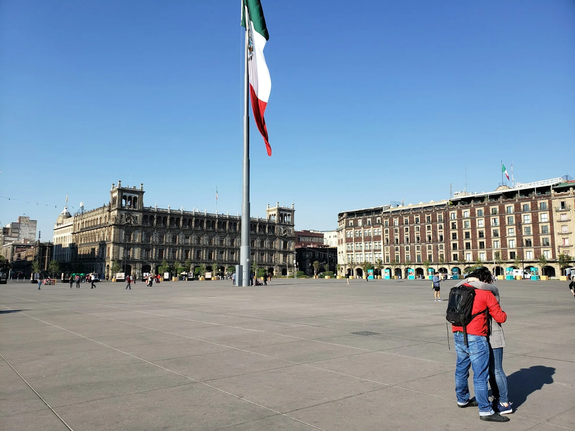 Plaza de la Constitución in Mexico-Stad