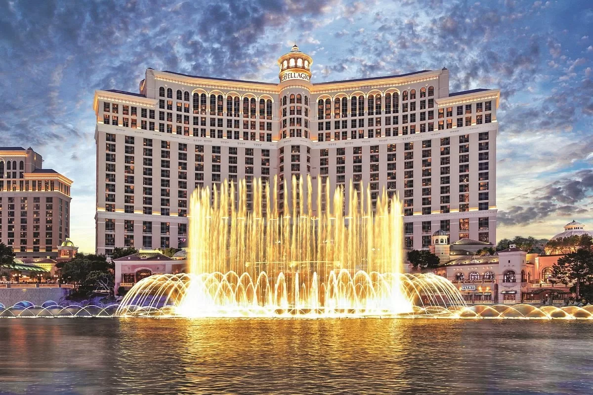 De fonteinen van het Bellagio Las Vegas