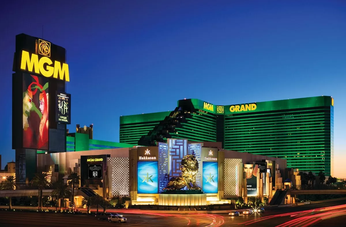 Exterior van het Mgm Grand Las Vegas