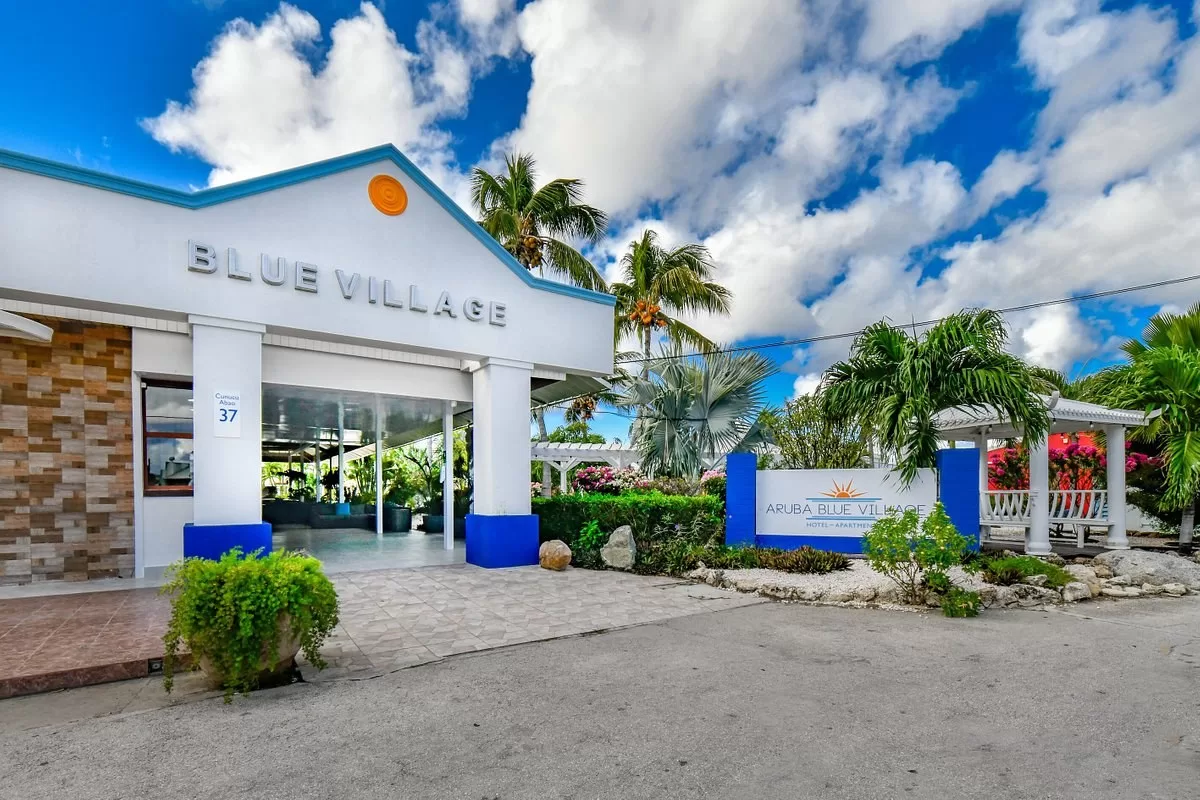 Exterior van het Hotel Aruba Blue Village