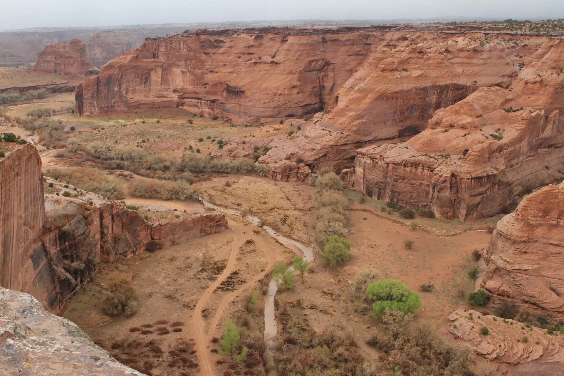 Rotsformaties in Canyon de Chelly, Chinle