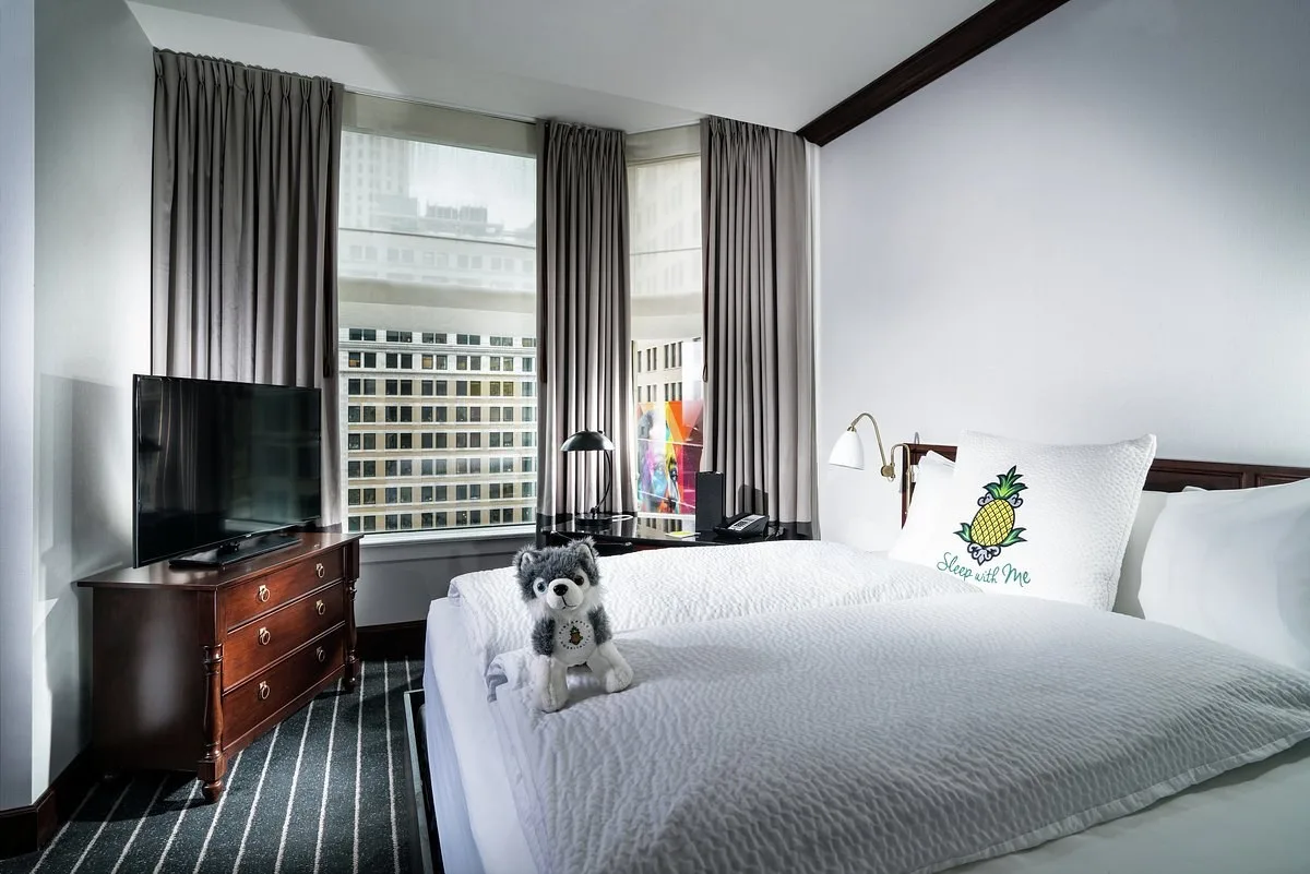 Standaardkamer in het Staypineapple Chicago