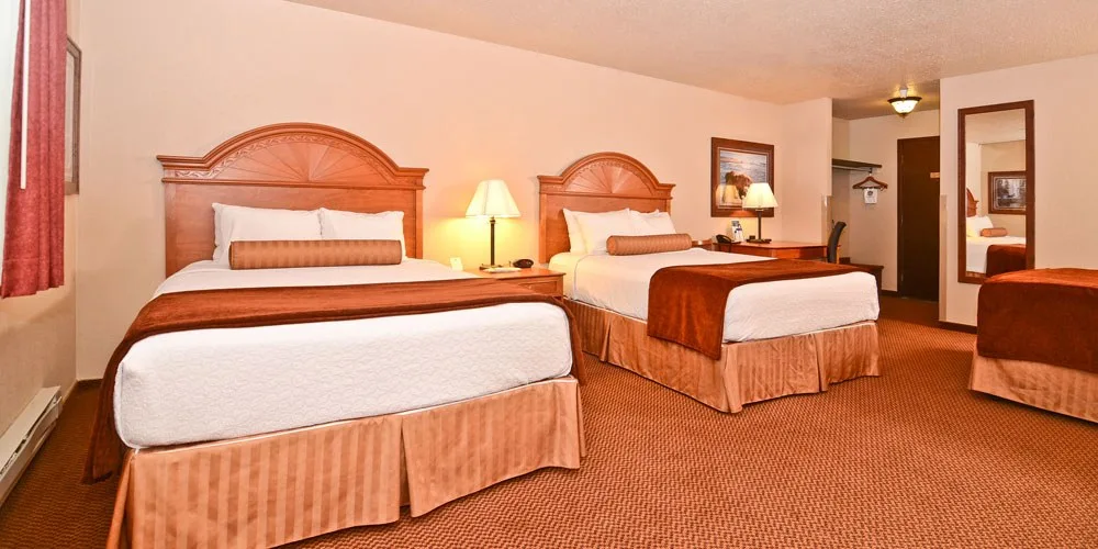 Standaardkamer met twee aparte bedden in het Hotel Best Western Homer
