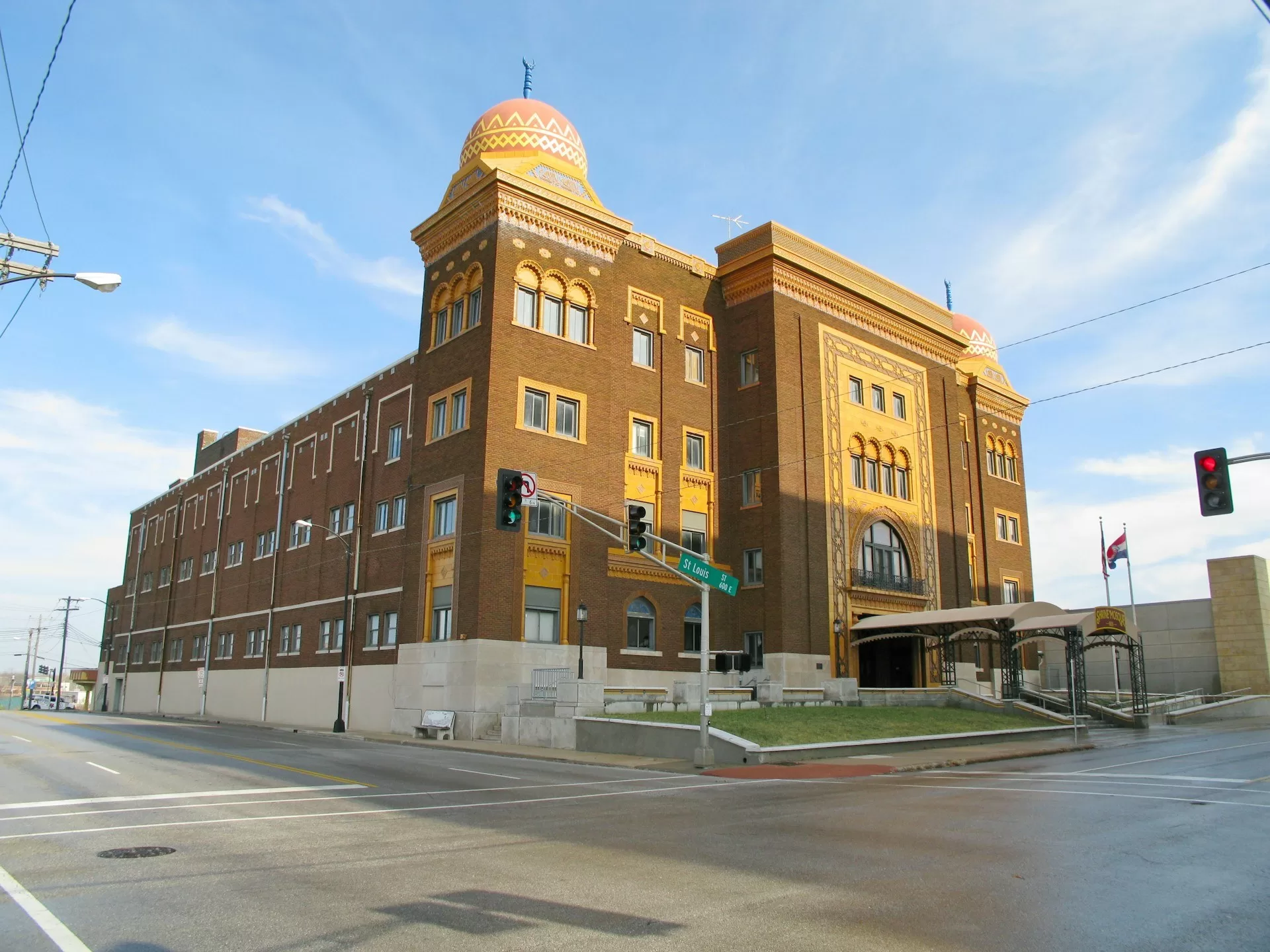 The Abou Ben Adhem Shrine Mosque in Springfield, Missouri