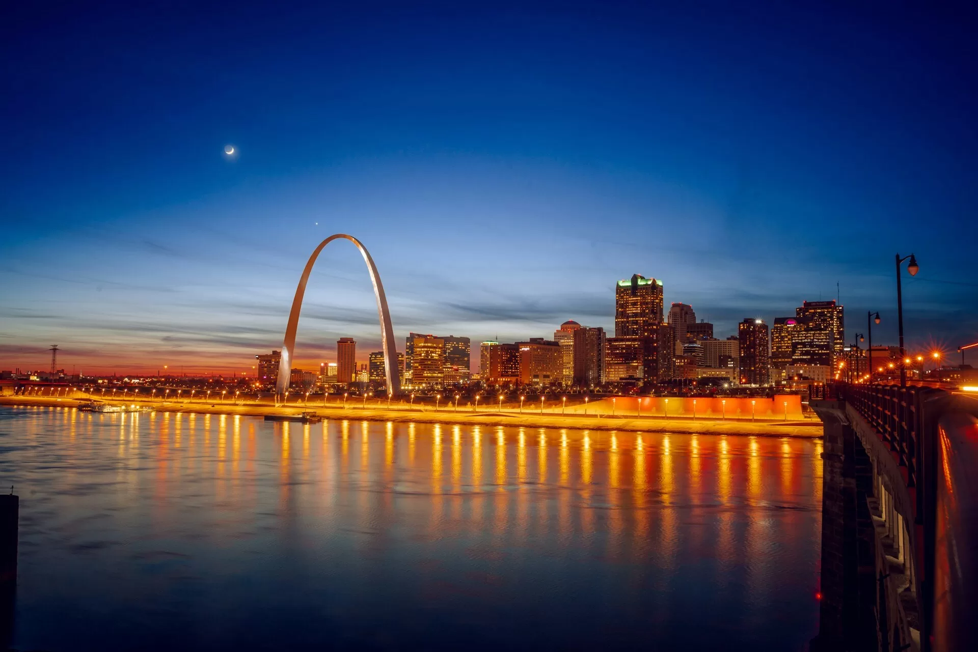 Gateway Arch National Park in St. Louis, Missouri