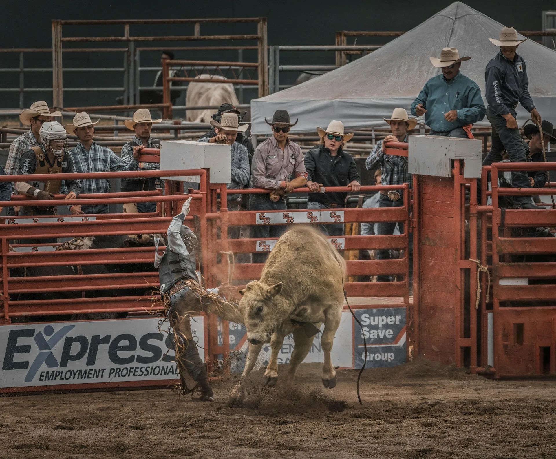 Een rodeo in Williams Lake, British Columbia