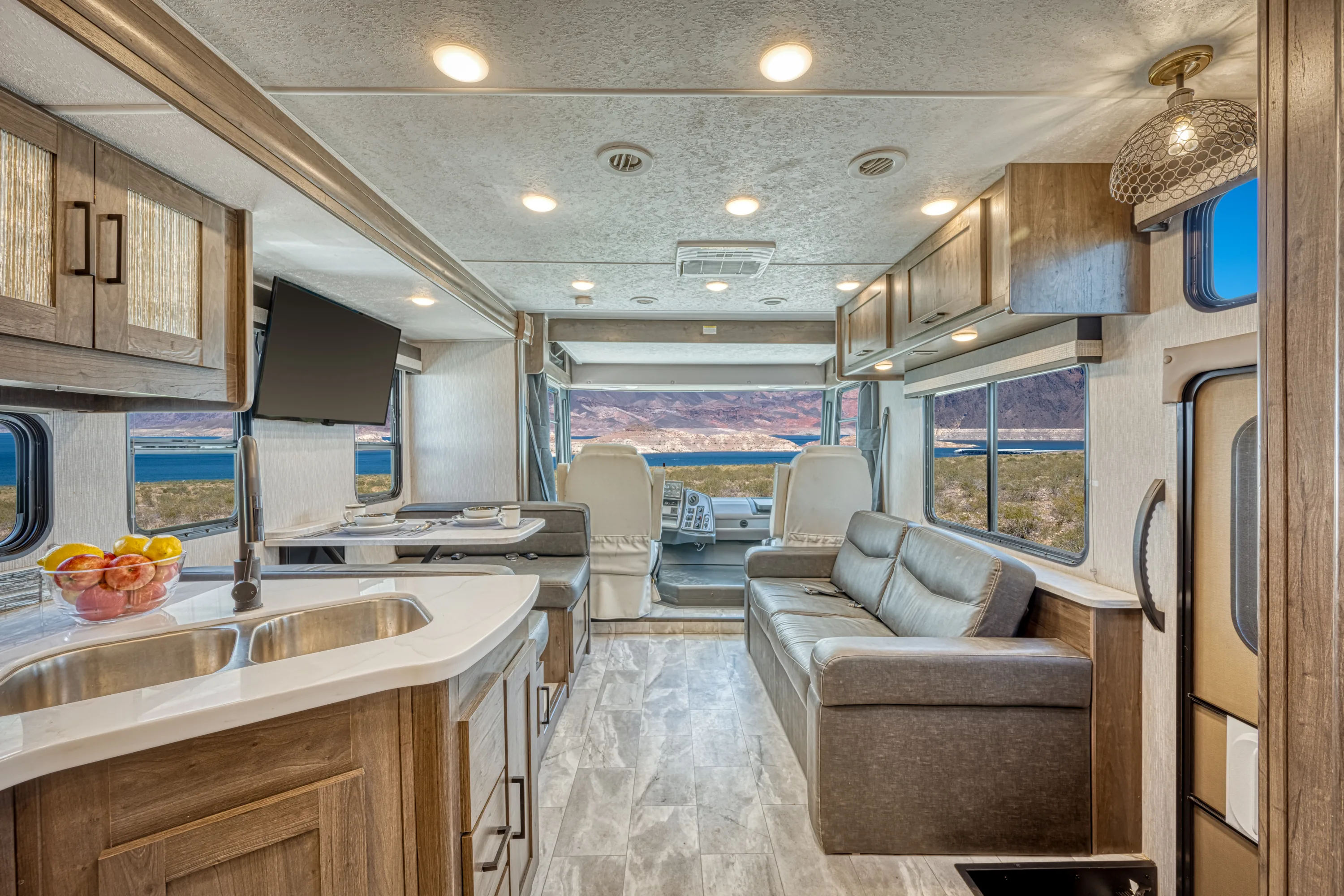 Binnenkant van een AF El Monte camper