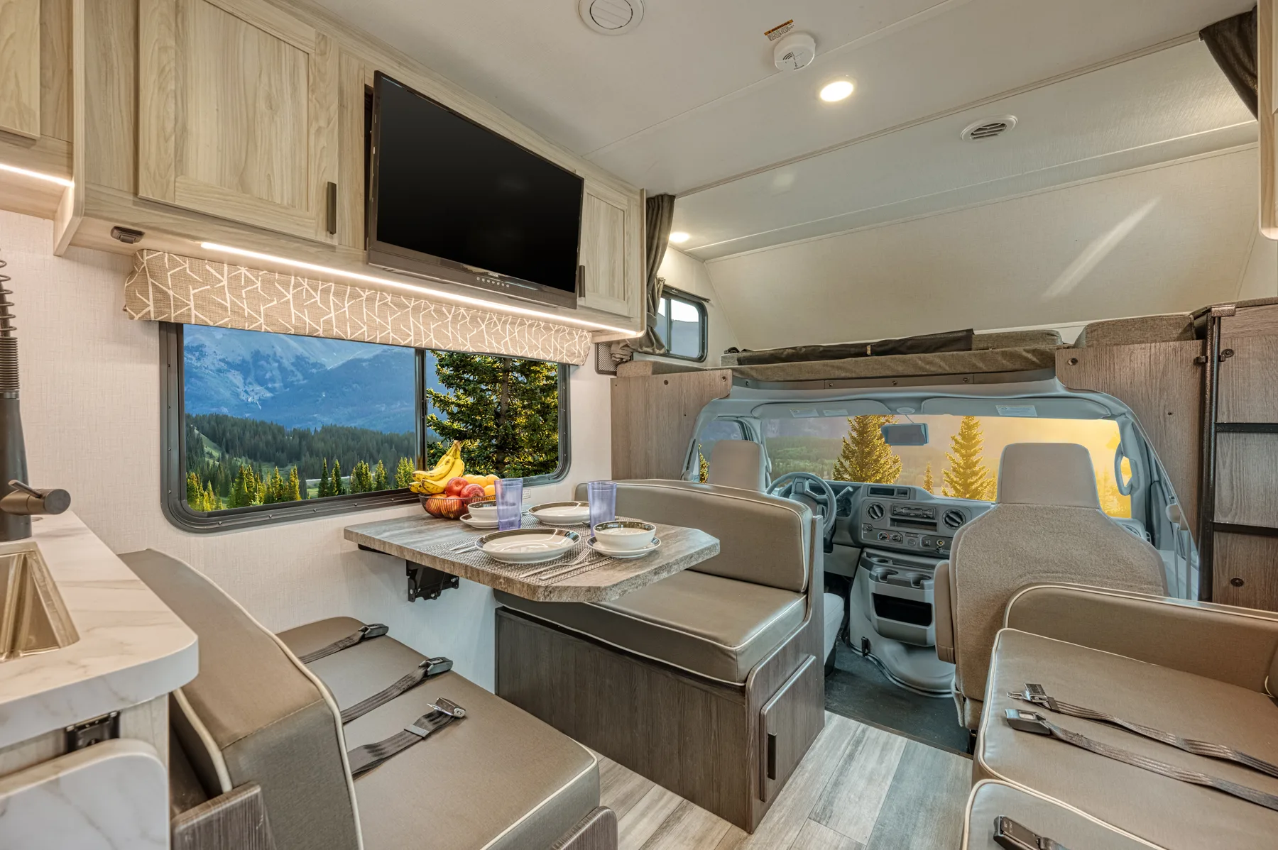 Binnenkant van een MT Mighty camper