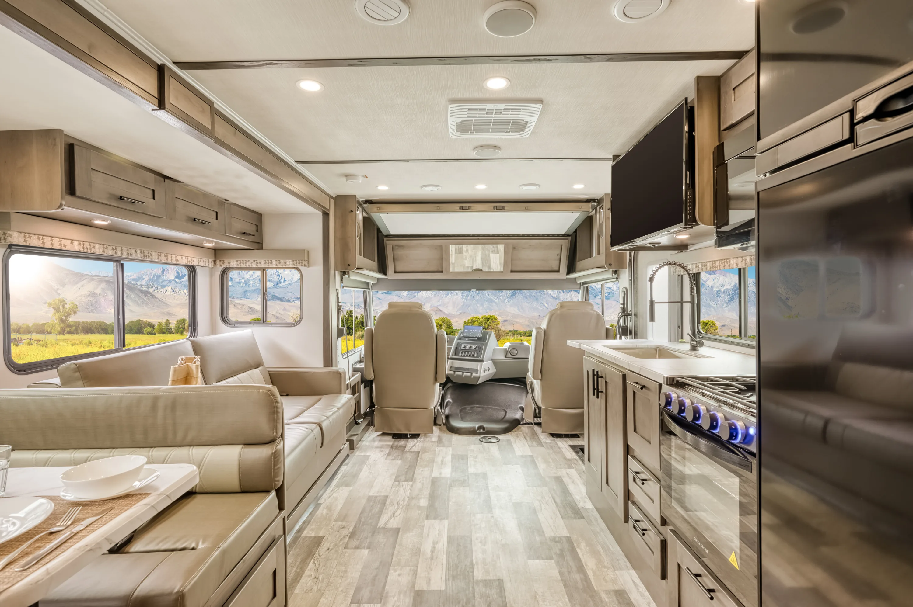 Binnenkant van een MA Mighty camper