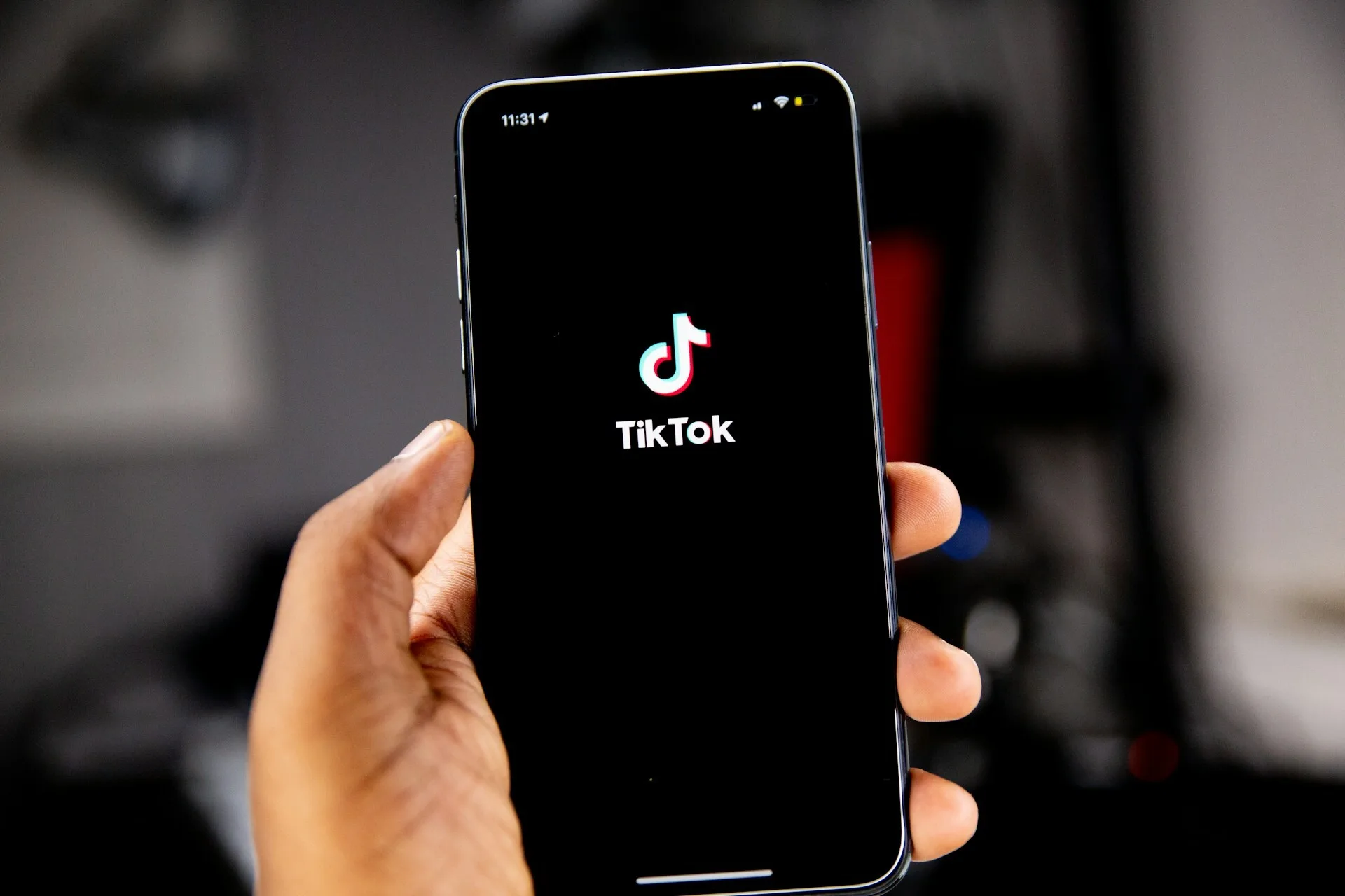 De app Tik Tok op een telefoon