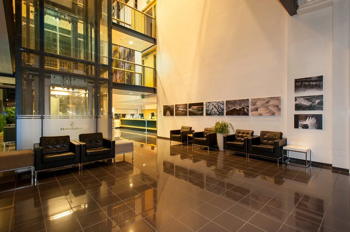 Lobby van het Hotel Selfoss