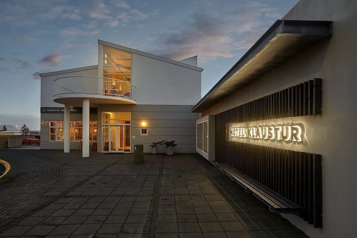 Exterior van het Hotel Klaustur