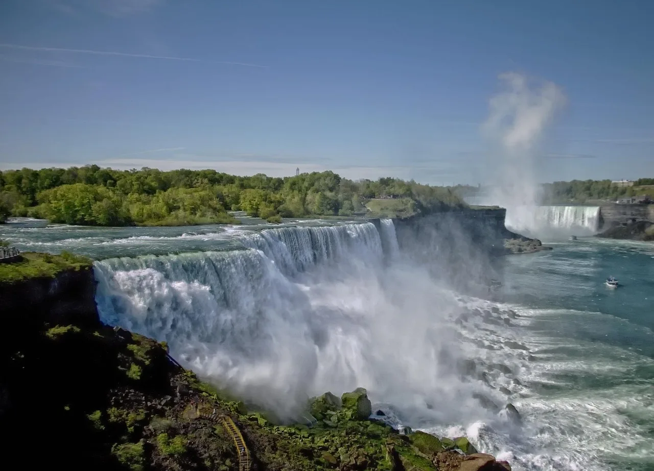 De Niagara Falls in New York State