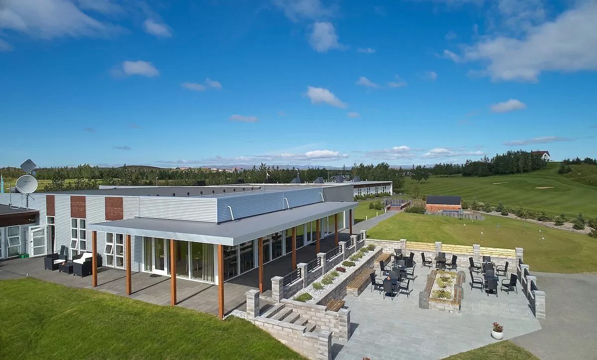 Exterior van het Hotel Hamar