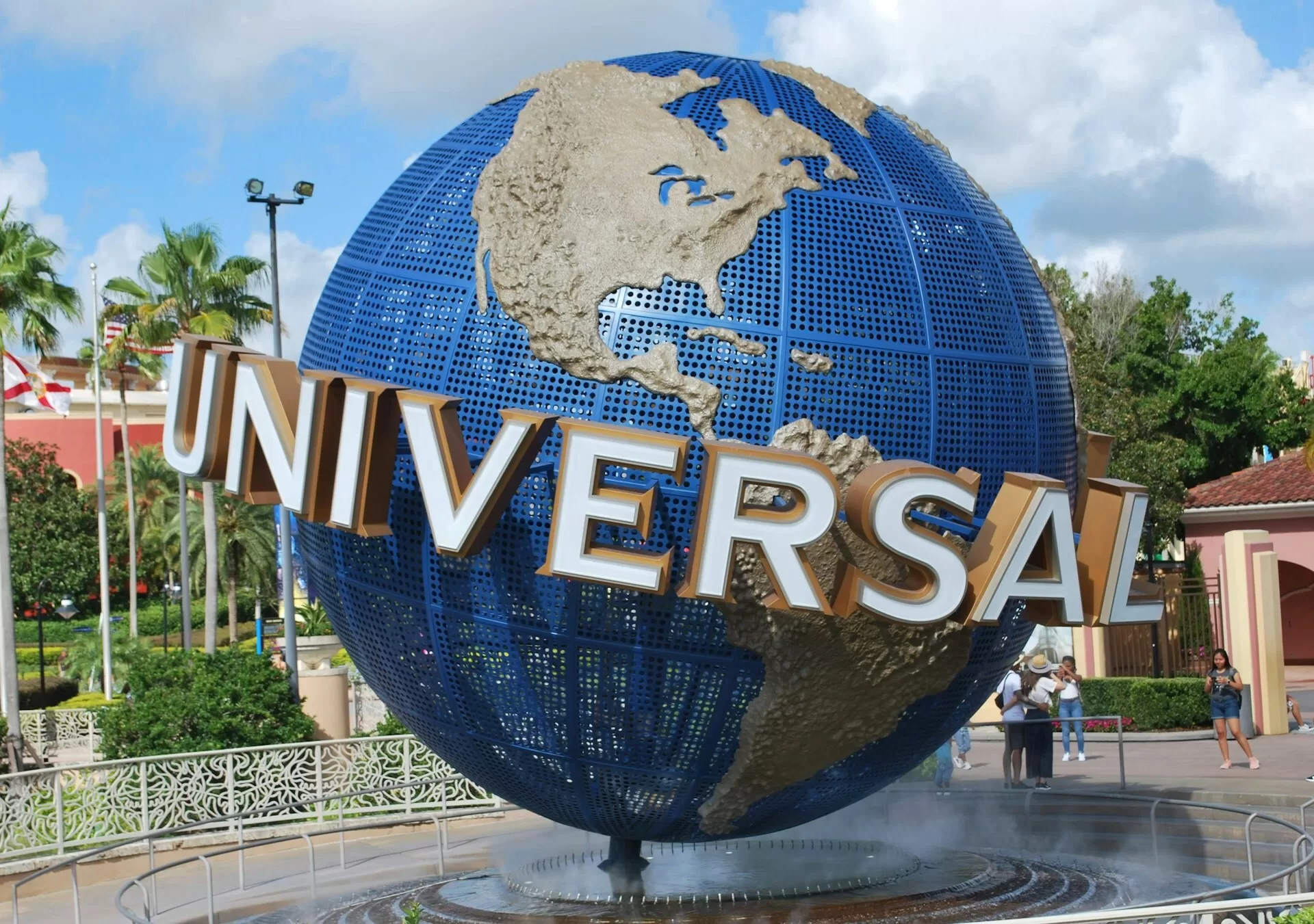De wereldbol van Universal Studio's in Orlando