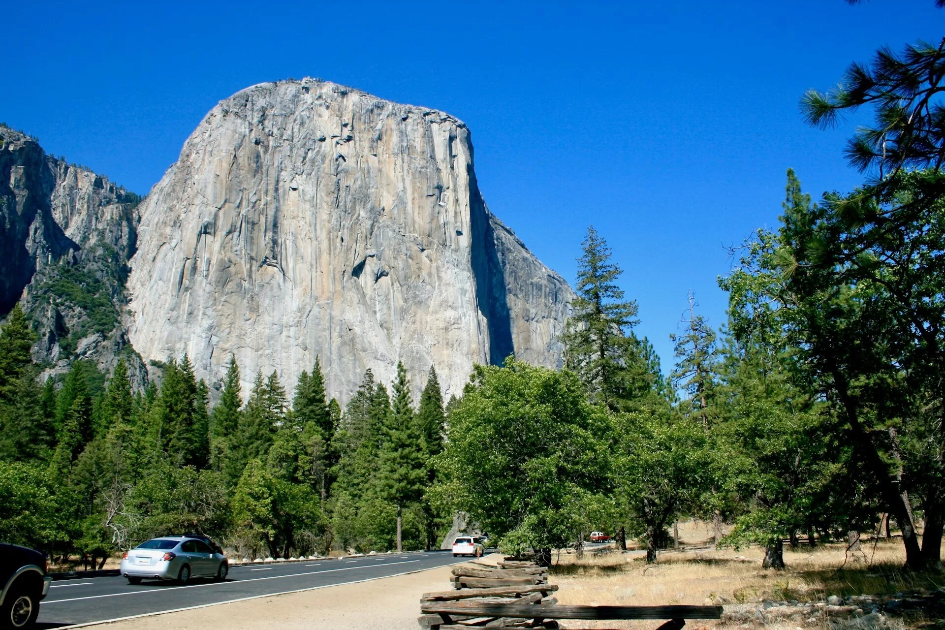 Rotsformatie El Capitan in Yosemite Valley, Californië