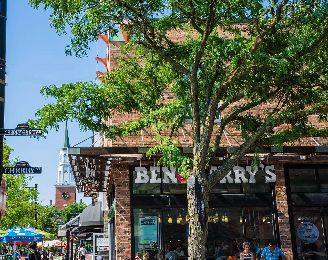Een Ben & Jerry's winkel in Burlington