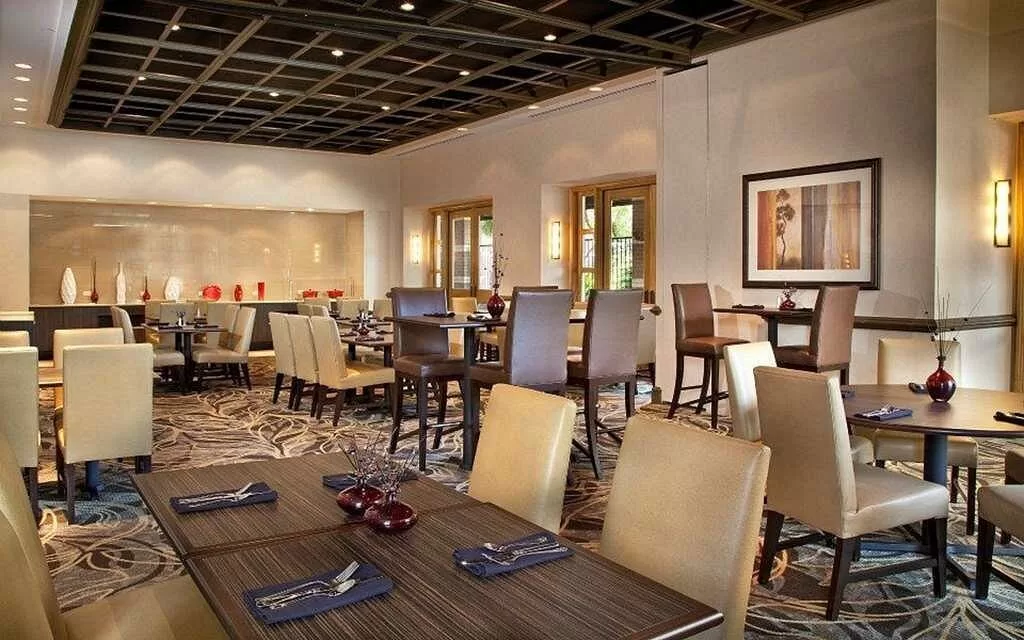Restaurant in het Hotel Double Tree Suites Austin