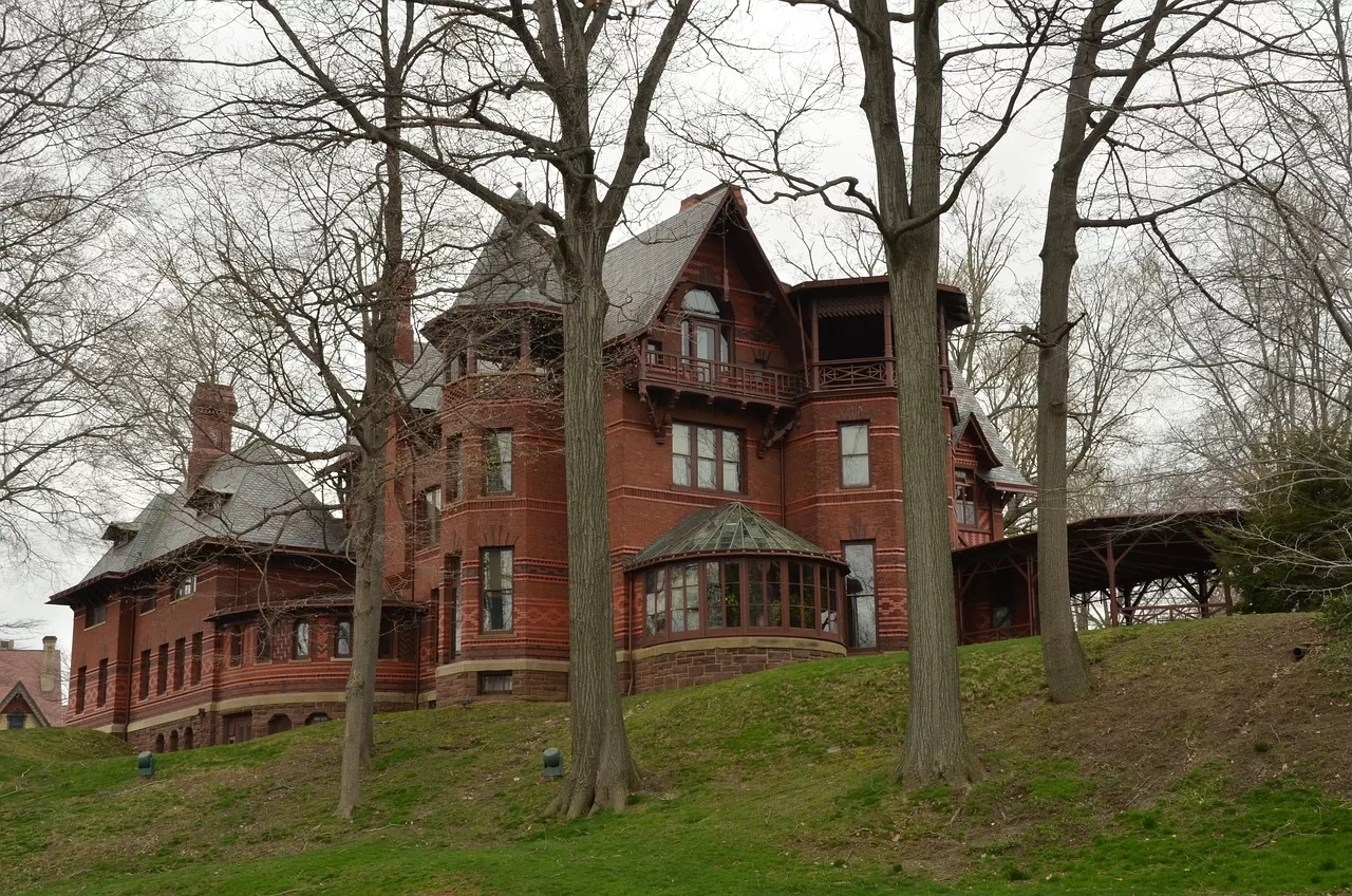 Het Mark Twain House in Hartford, Connecticut