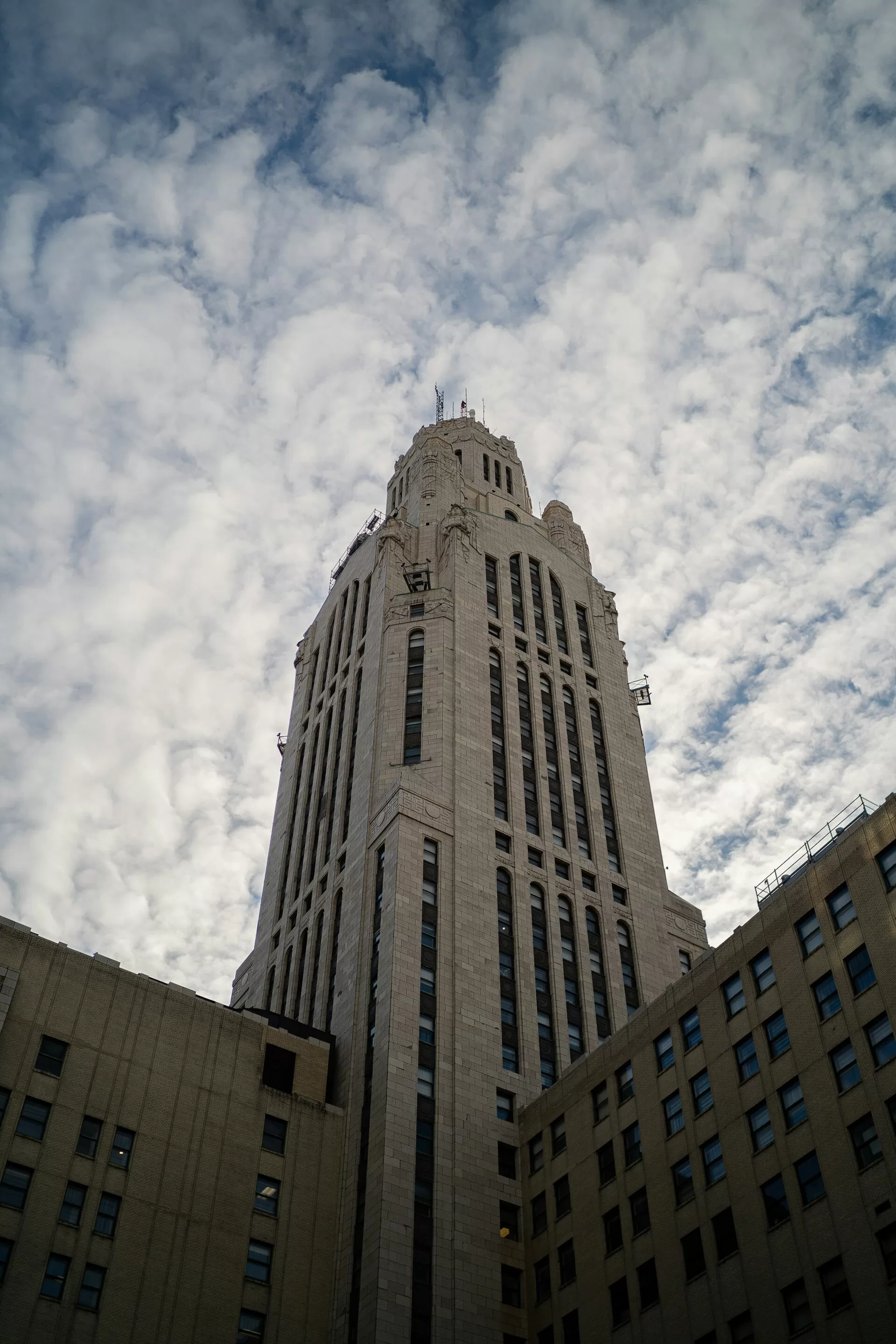 Een hoog gebouw in Columbus, Ohio